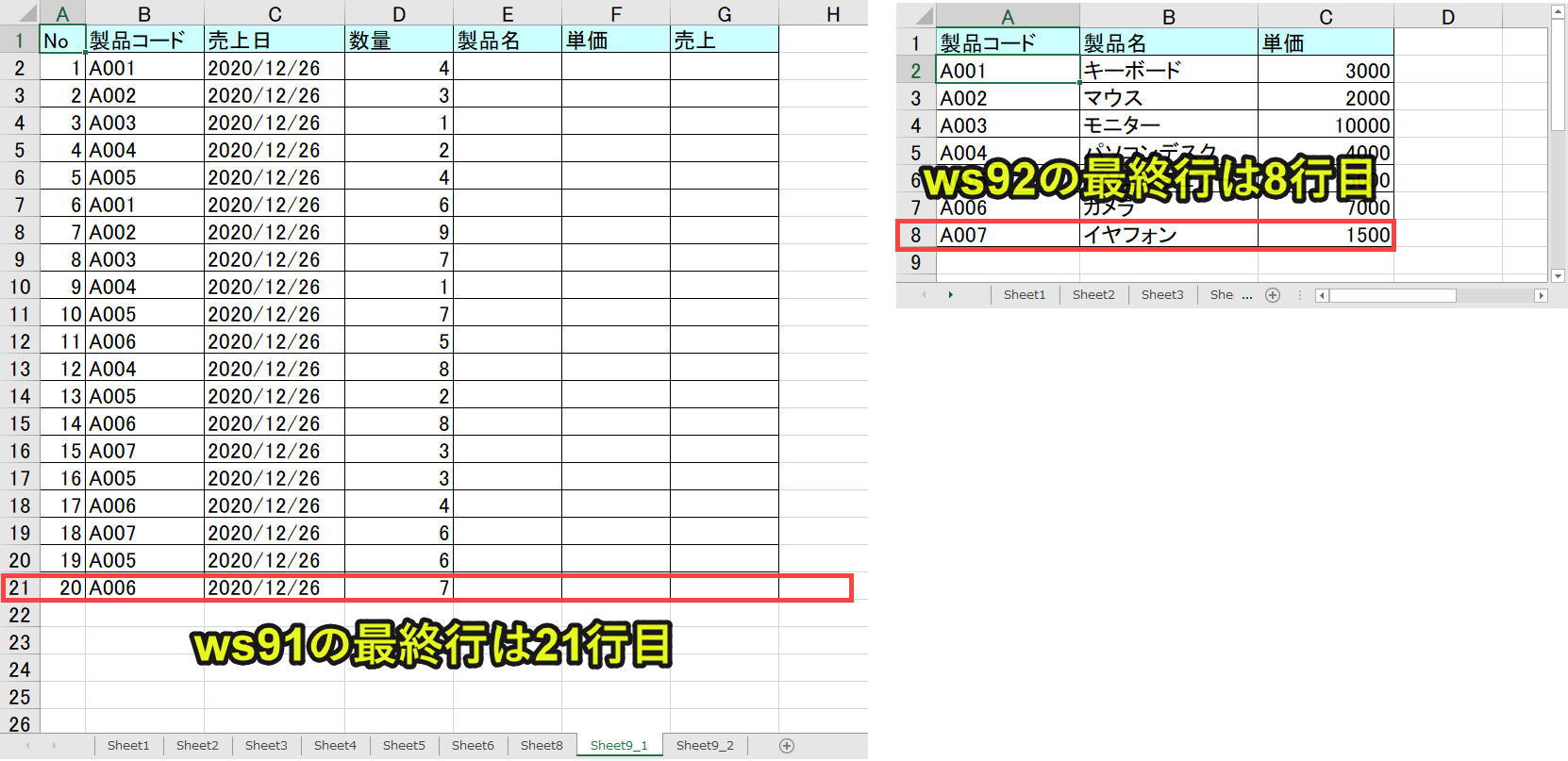 Python×Excel｜vlookup関数をopenpyxlで作成(マスタデータ取得)
